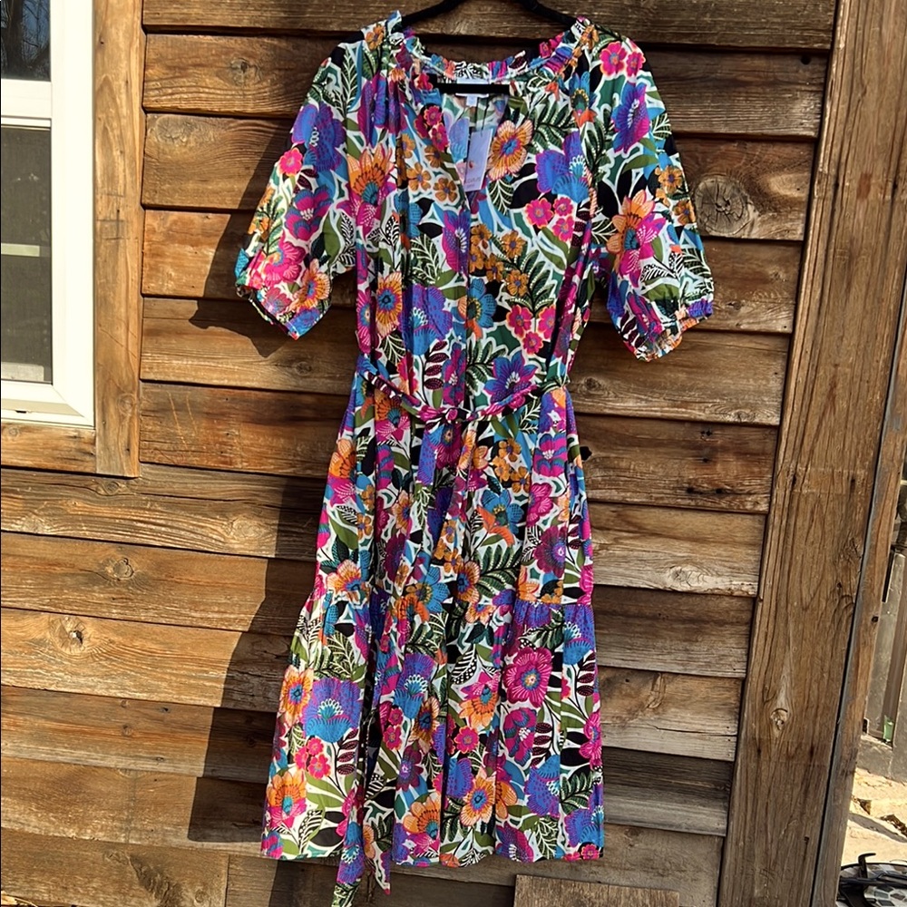 Sugarlips Colorful Floral Maxi Dress  Santa Elena Wynette Tiered Midi Dres Curve